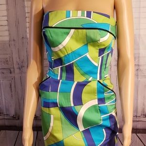 Maggy London strapless dress size 10